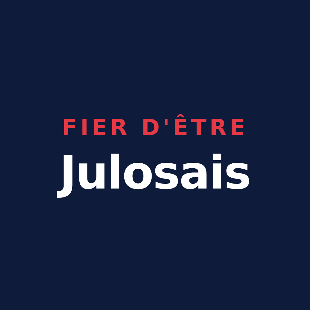 T-shirt « Fier d'être Julosais » — design pour Julos