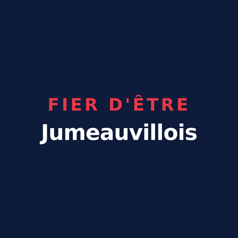 T-shirt « Fier d'être Jumeauvillois » — design pour Jumeauville