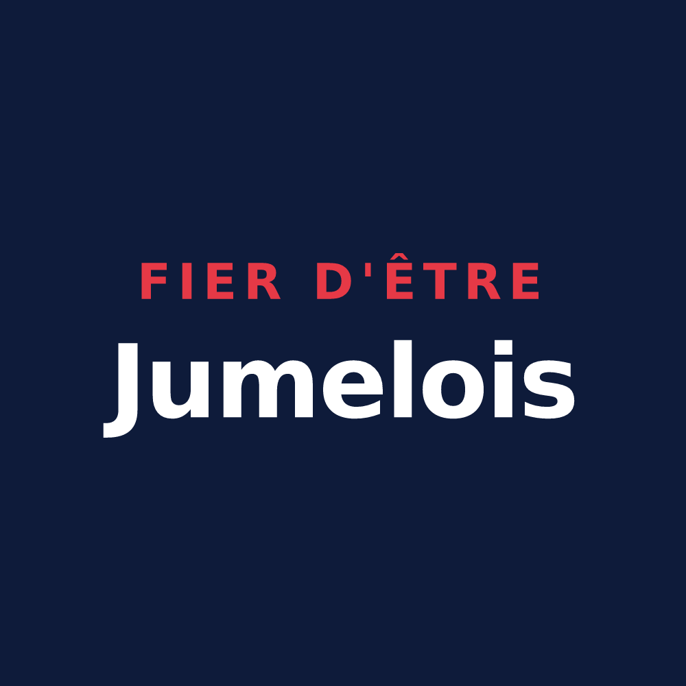 T-shirt « Fier d'être Jumelois » — design pour Jumel
