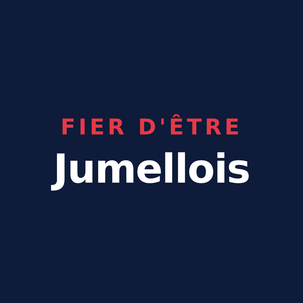 T-shirt « Fier d'être Jumellois » — design pour Jumelles