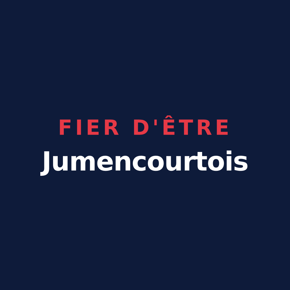 T-shirt « Fier d'être Jumencourtois » — design pour Jumencourt