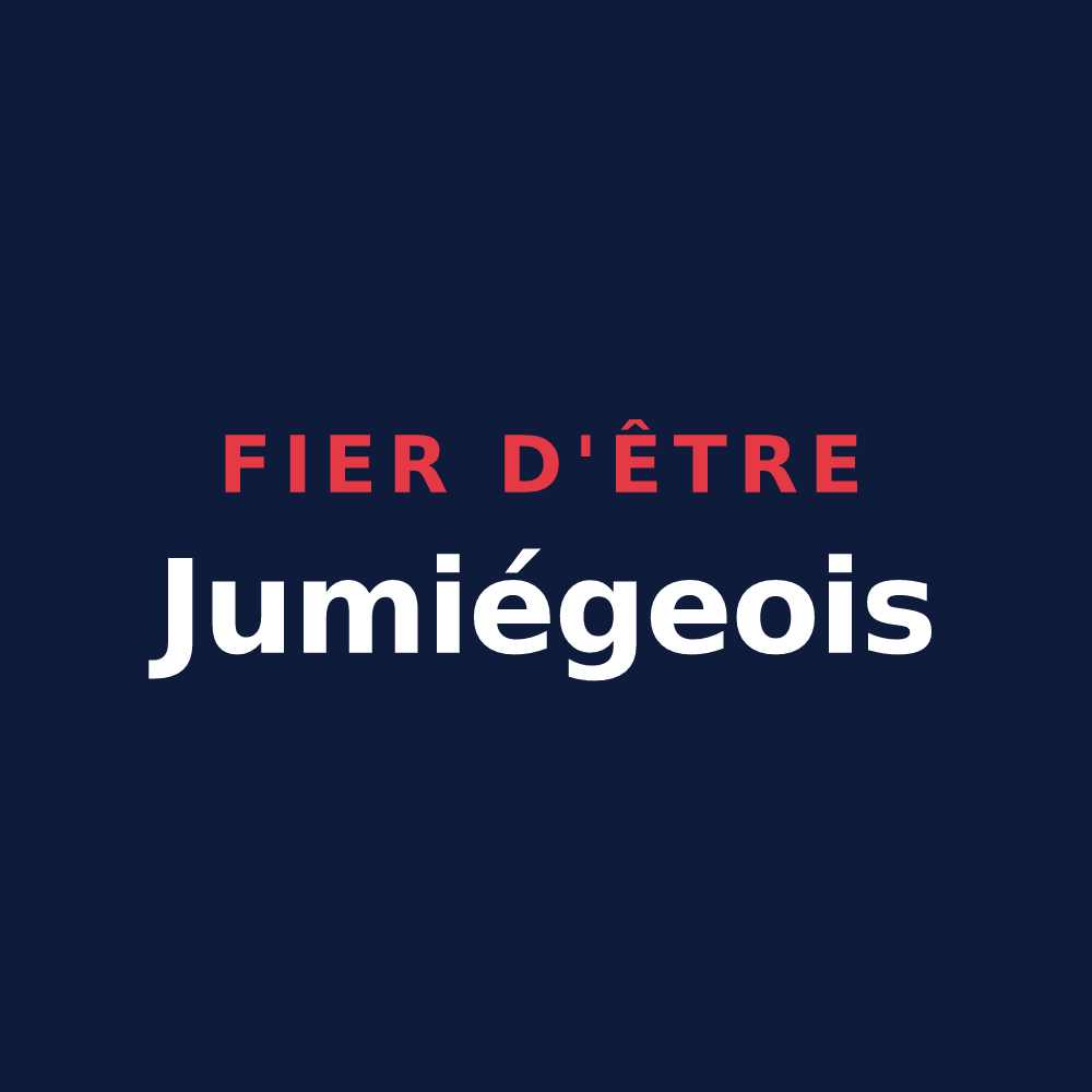T-shirt « Fier d'être Jumiégeois » — design pour Jumièges
