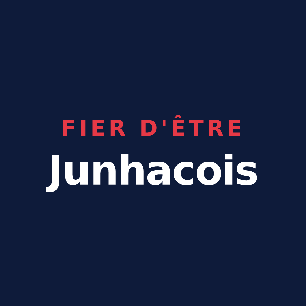 T-shirt « Fier d'être Junhacois » — design pour Junhac