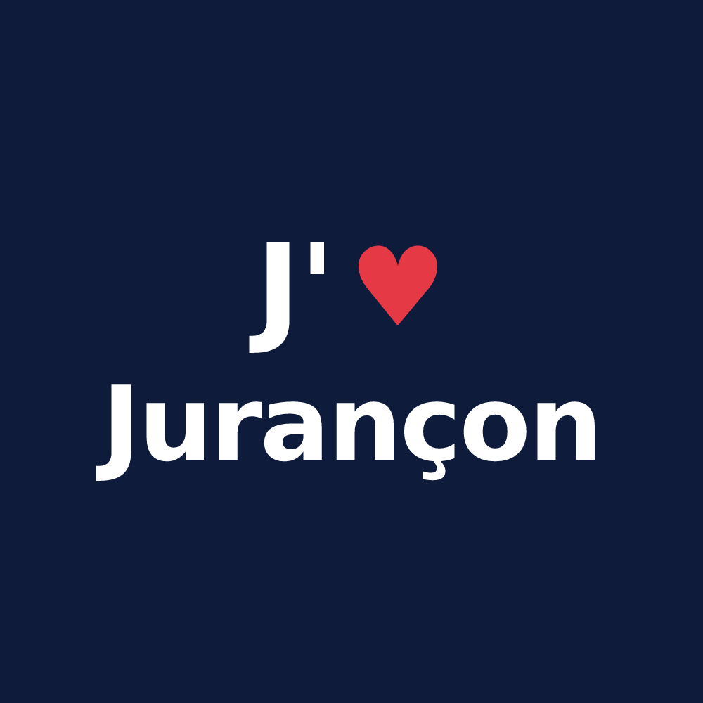 T-shirt personnalisé Jurançon — design J'aime Jurançon