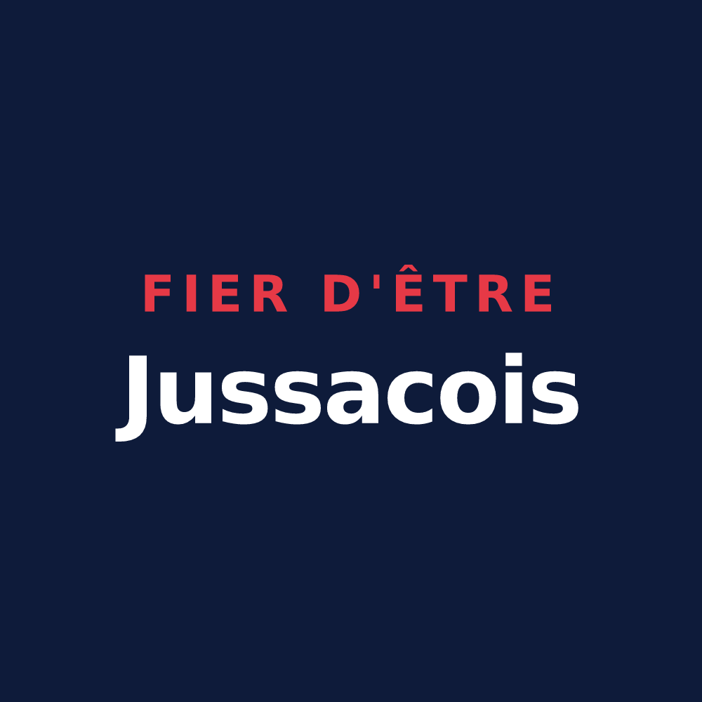 T-shirt « Fier d'être Jussacois » — design pour Jussac