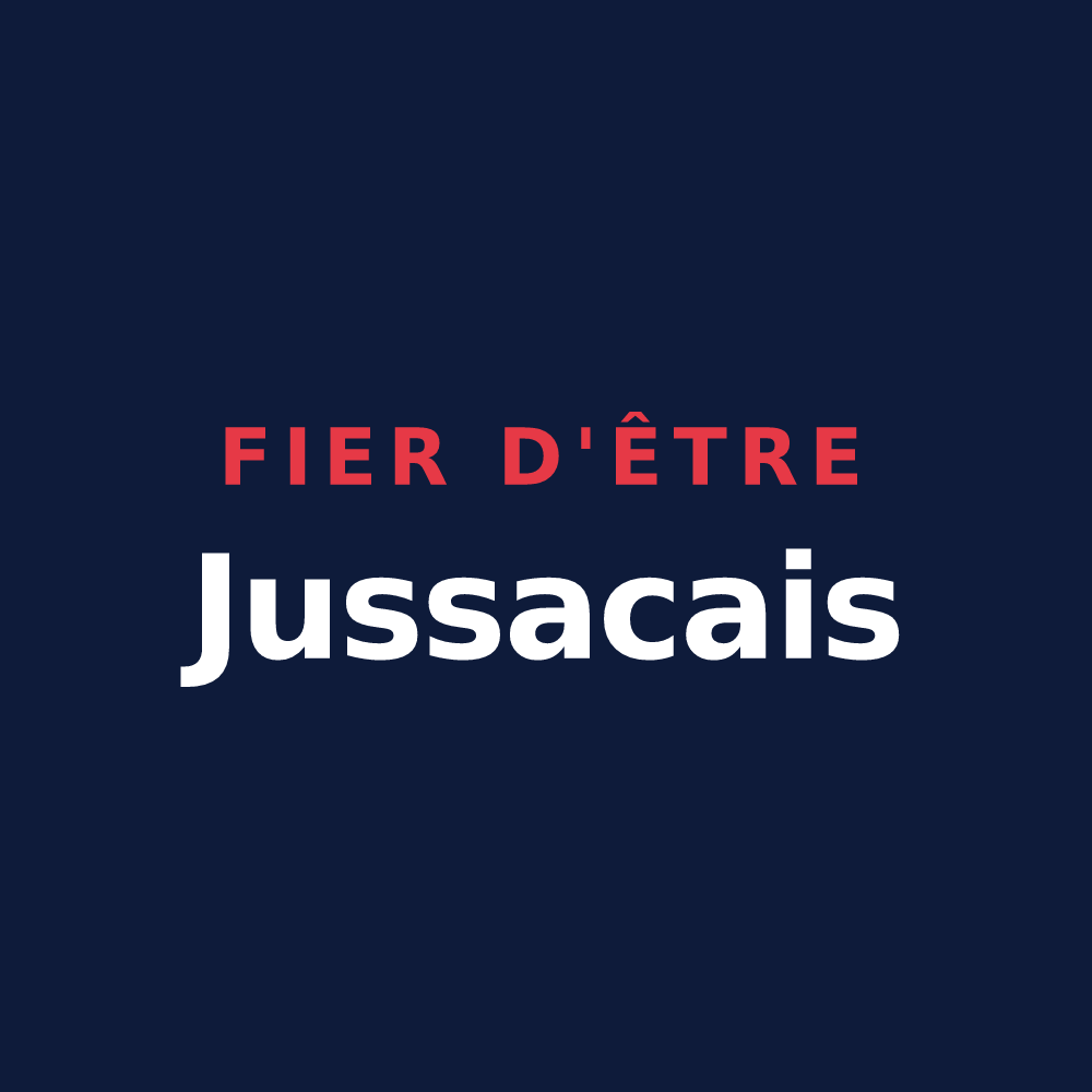 T-shirt « Fier d'être Jussacais » — design pour Jussas
