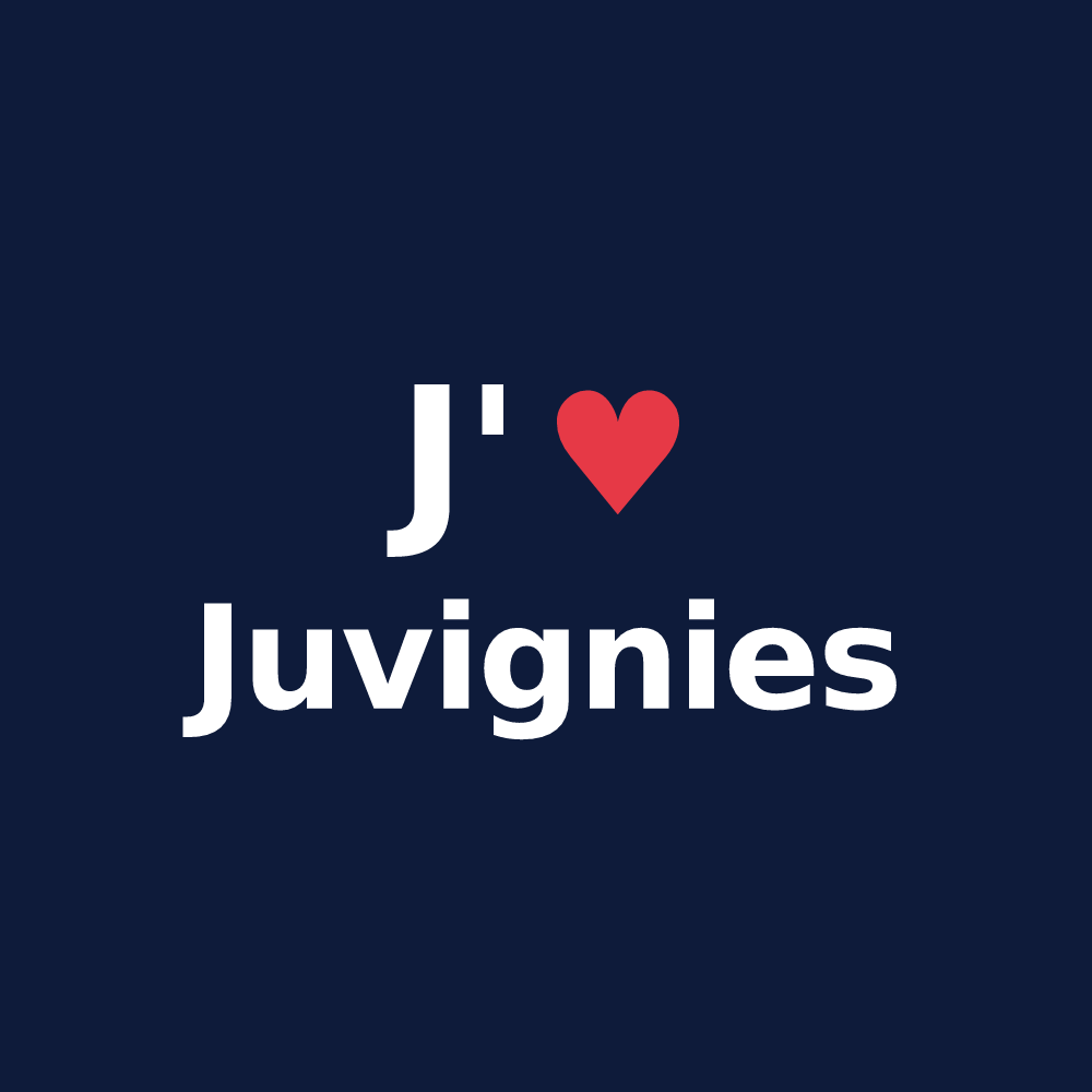 T-shirt personnalisé Juvignies — design J'aime Juvignies