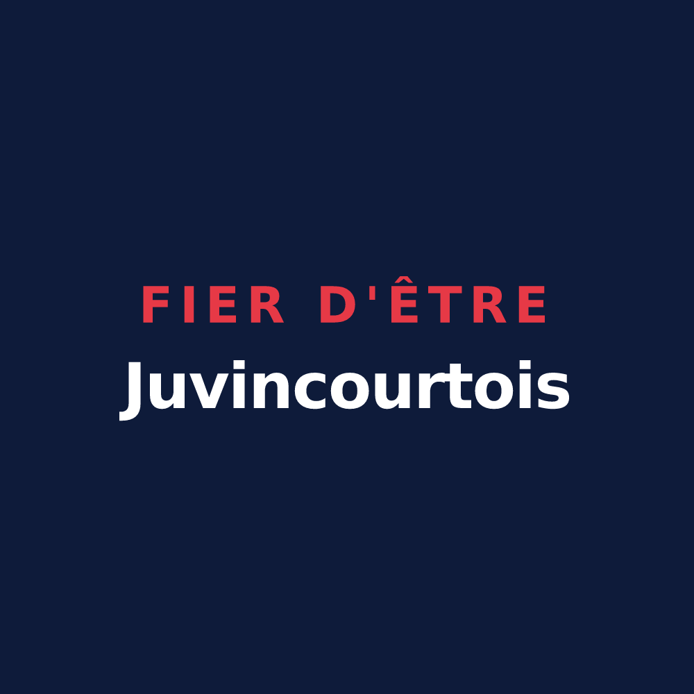 T-shirt « Fier d'être Juvincourtois » — design pour Juvincourt-et-Damary