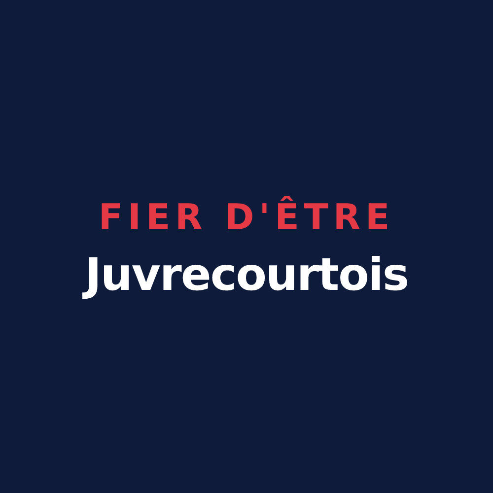 T-shirt « Fier d'être Juvrecourtois » — design pour Juvrecourt