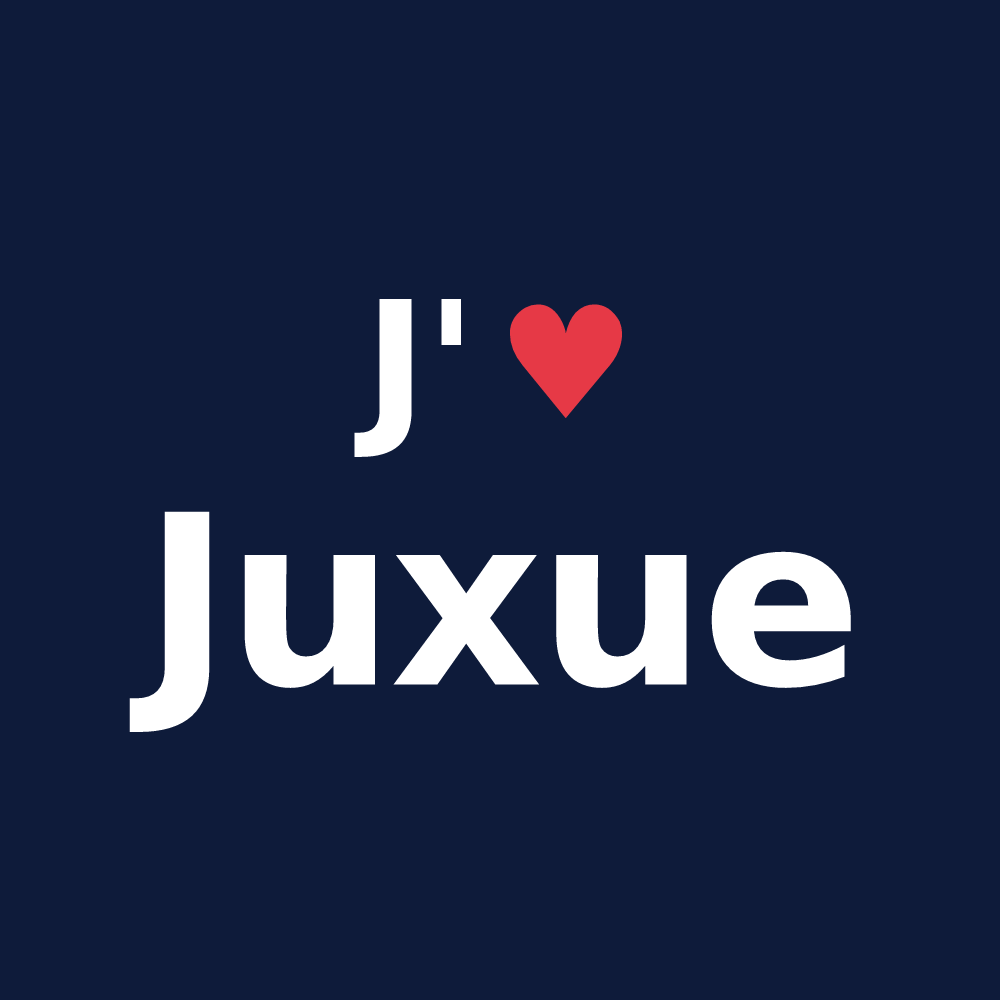 T-shirt personnalisé Juxue — design J'aime Juxue