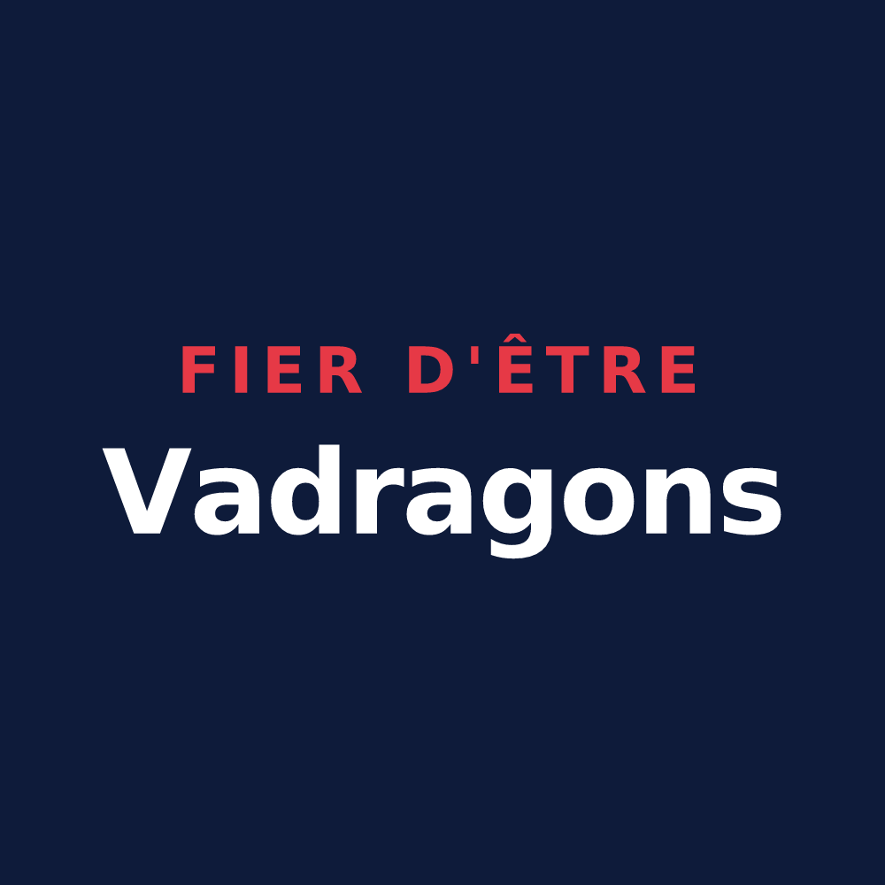 T-shirt « Fier d'être Vadragons » — design pour Juzanvigny