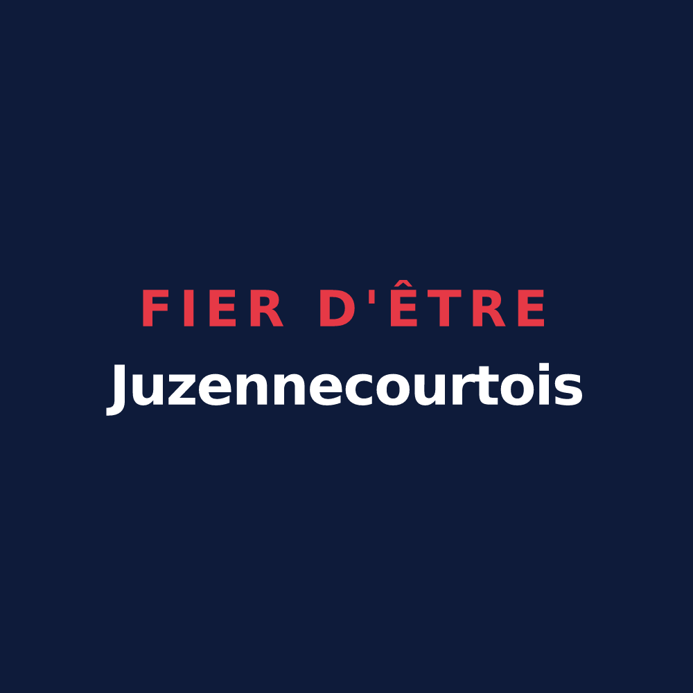T-shirt « Fier d'être Juzennecourtois » — design pour Juzennecourt