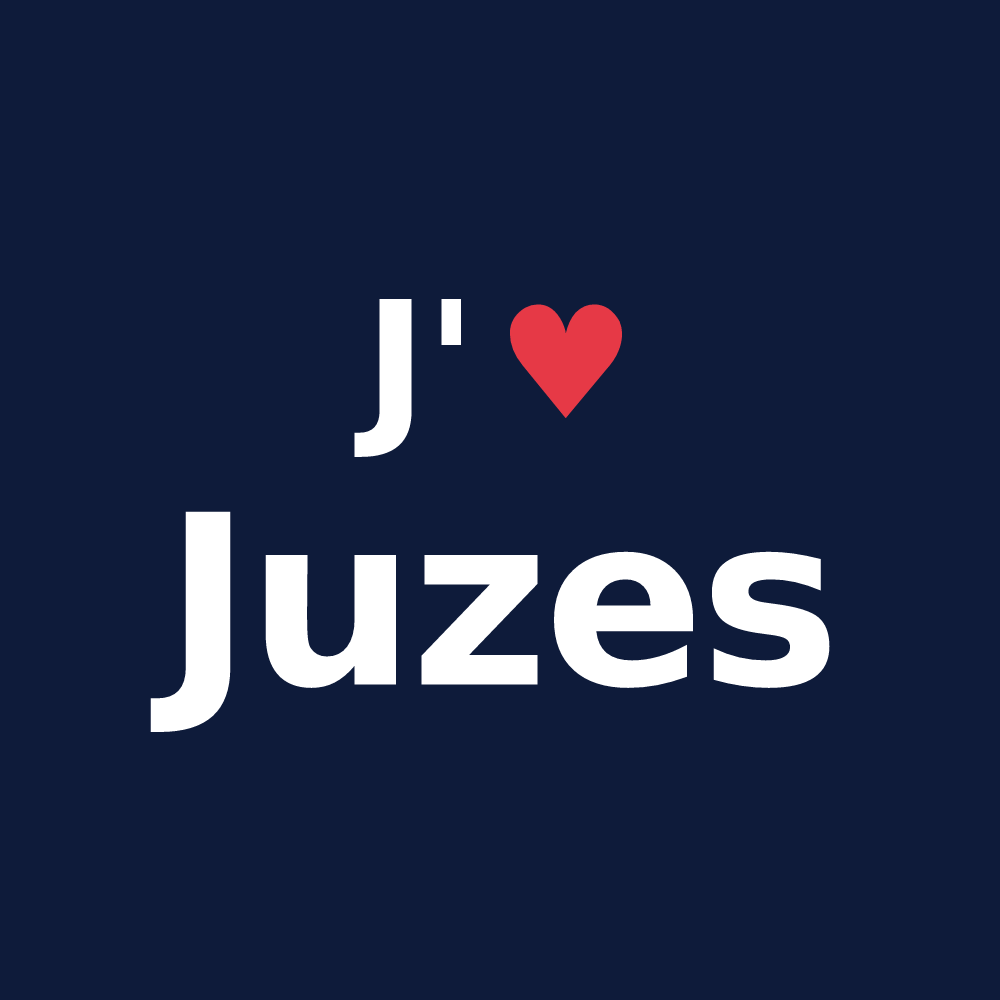 T-shirt personnalisé Juzes — design J'aime Juzes
