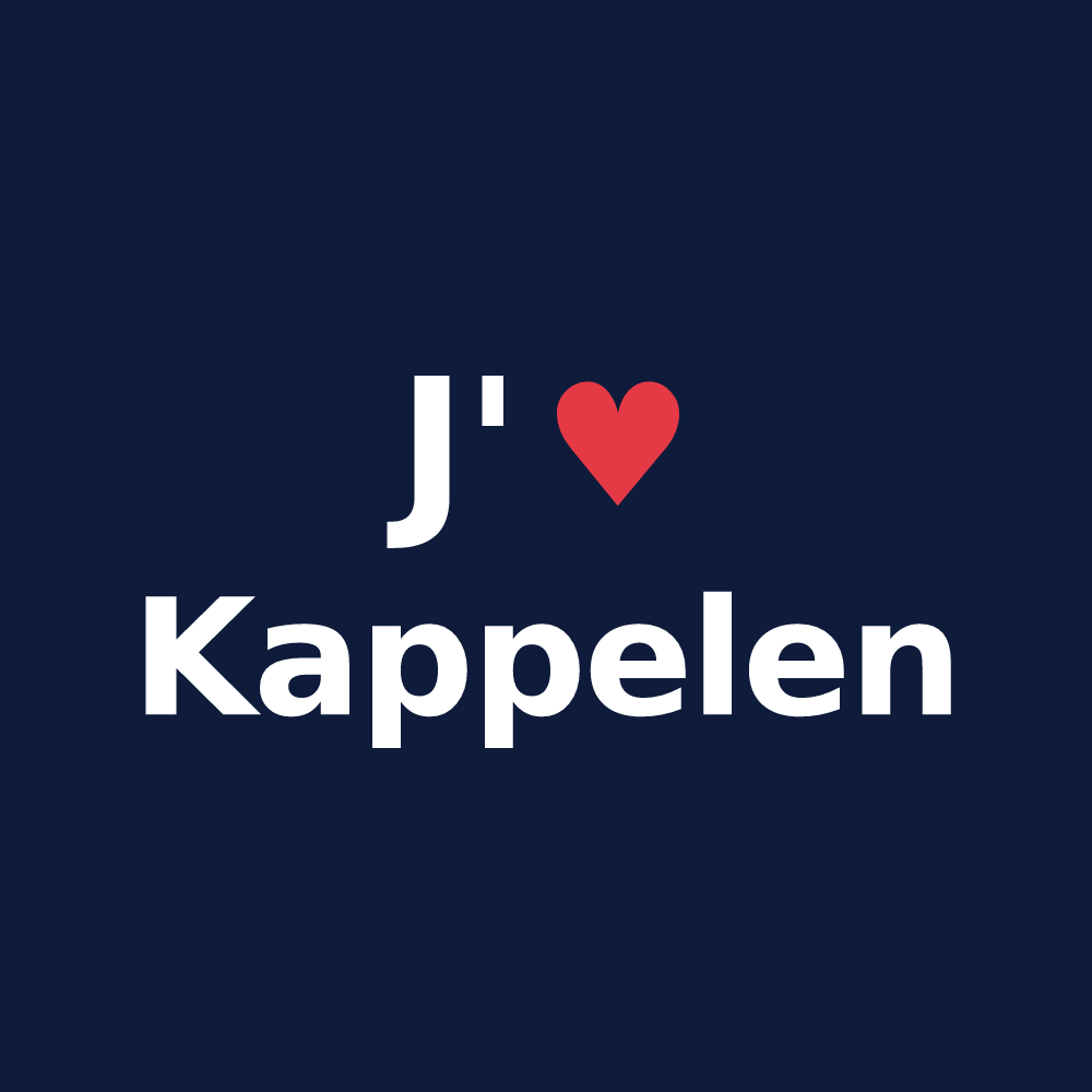 T-shirt personnalisé Kappelen — design J'aime Kappelen
