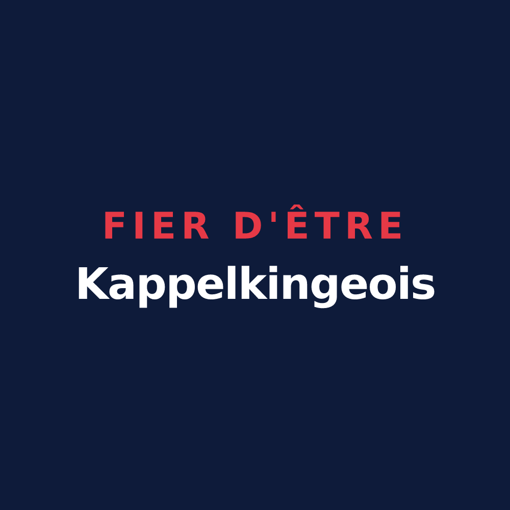 T-shirt « Fier d'être Kappelkingeois » — design pour Kappelkinger