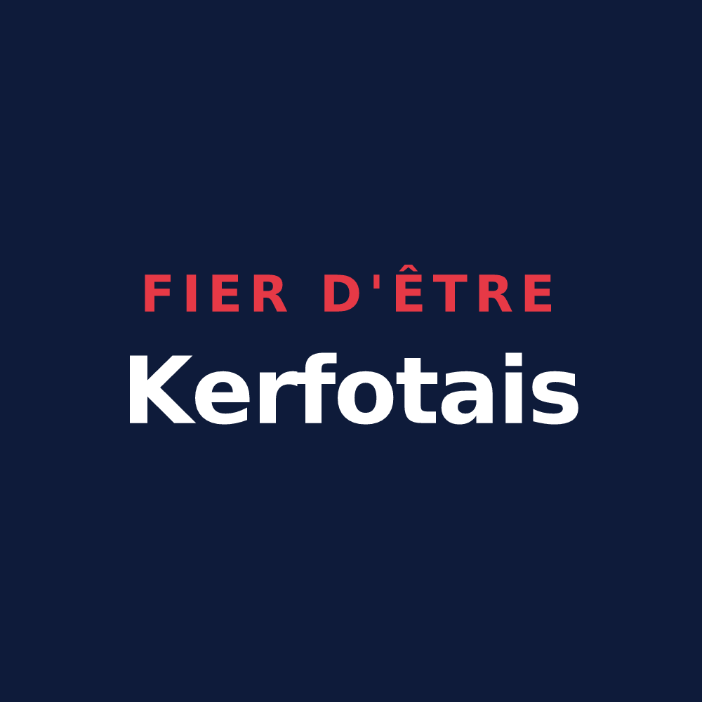 T-shirt « Fier d'être Kerfotais » — design pour Kerfot