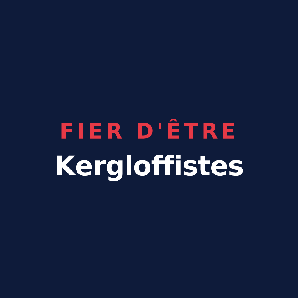 T-shirt « Fier d'être Kergloffistes » — design pour Kergloff