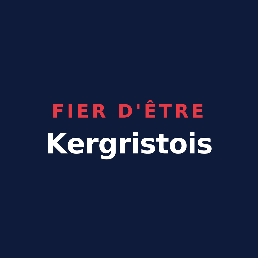 T-shirt « Fier d'être Kergristois » — design pour Kergrist