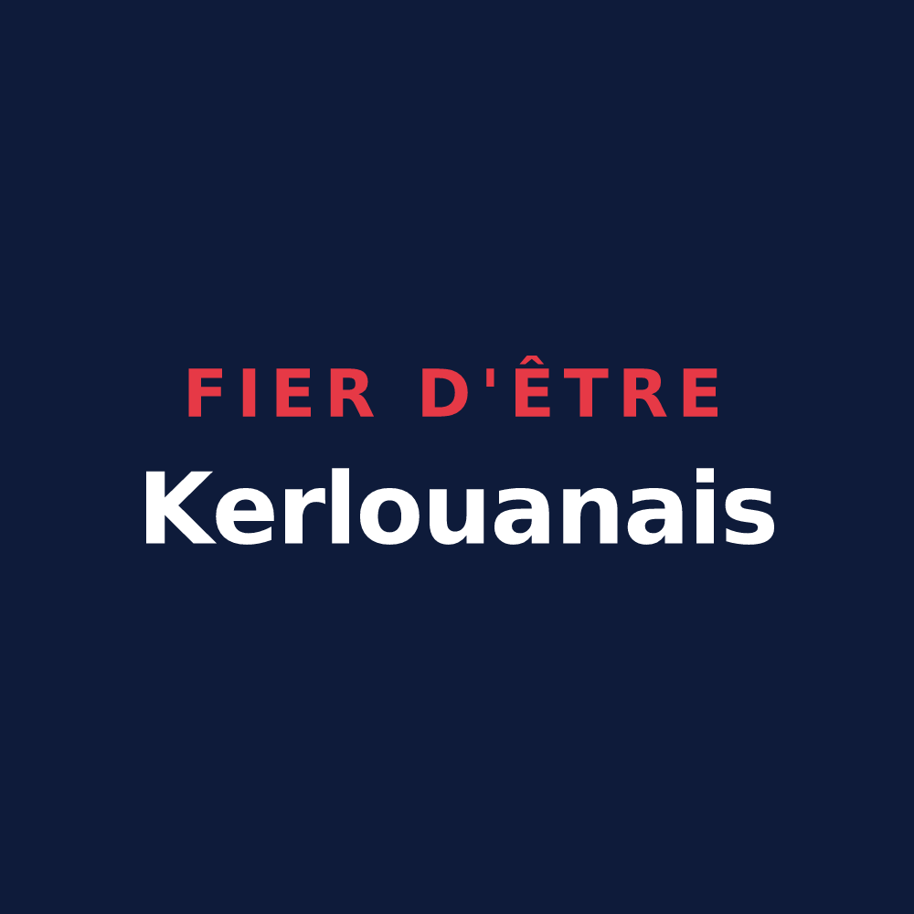 T-shirt « Fier d'être Kerlouanais » — design pour Kerlouan
