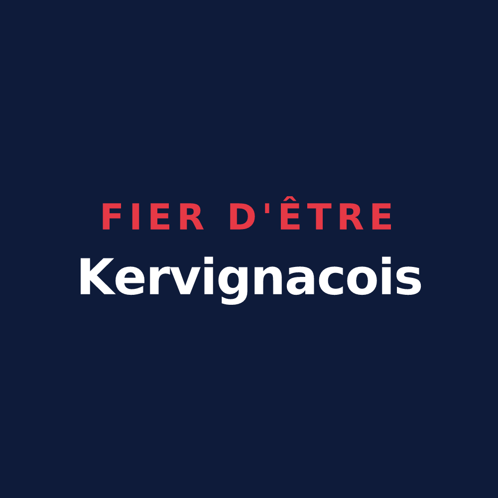 T-shirt « Fier d'être Kervignacois » — design pour Kervignac