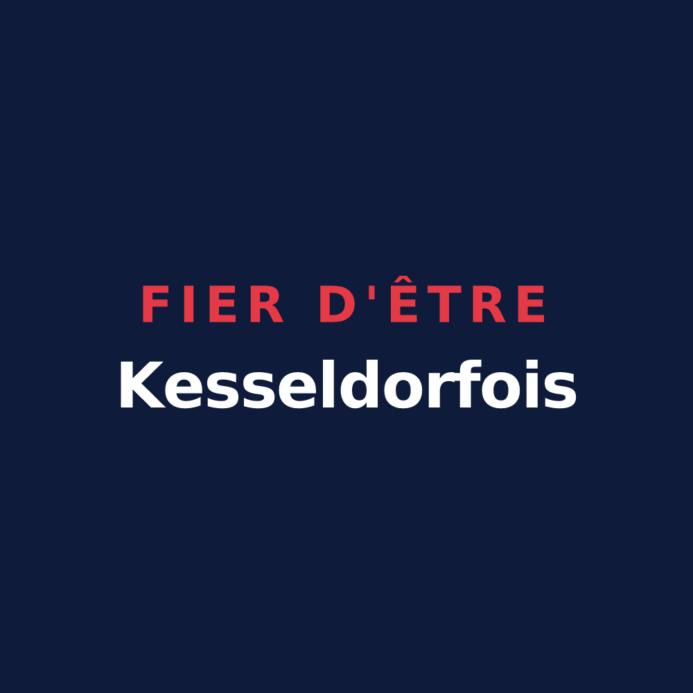 T-shirt « Fier d'être Kesseldorfois » — design pour Kesseldorf