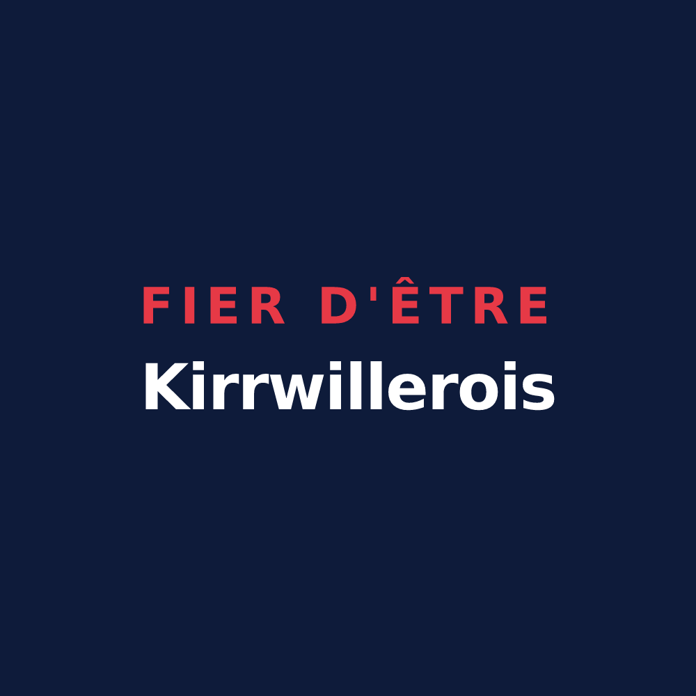 T-shirt « Fier d'être Kirrwillerois » — design pour Kirrwiller