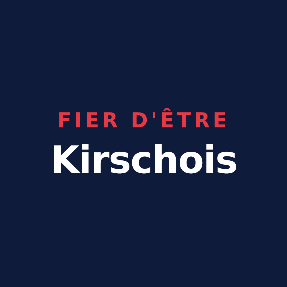 T-shirt « Fier d'être Kirschois » — design pour Kirsch-lès-Sierck