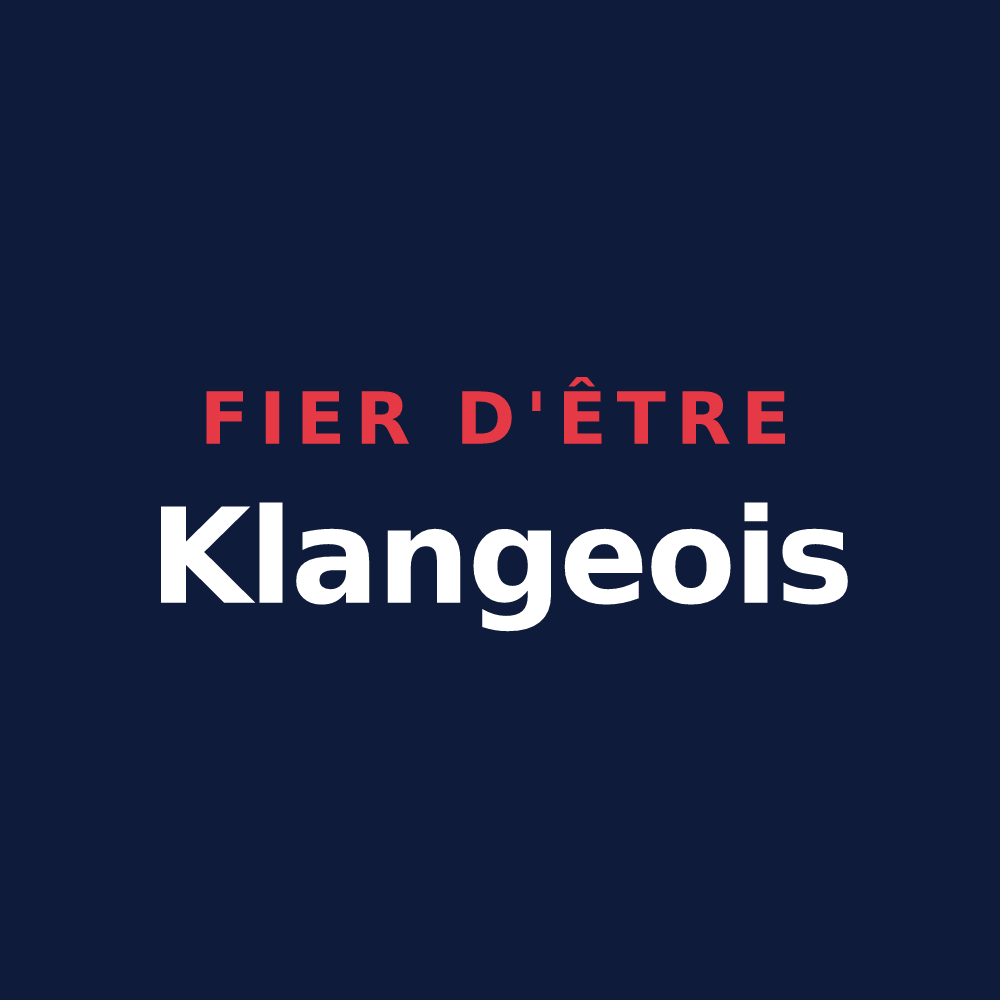 T-shirt « Fier d'être Klangeois » — design pour Klang