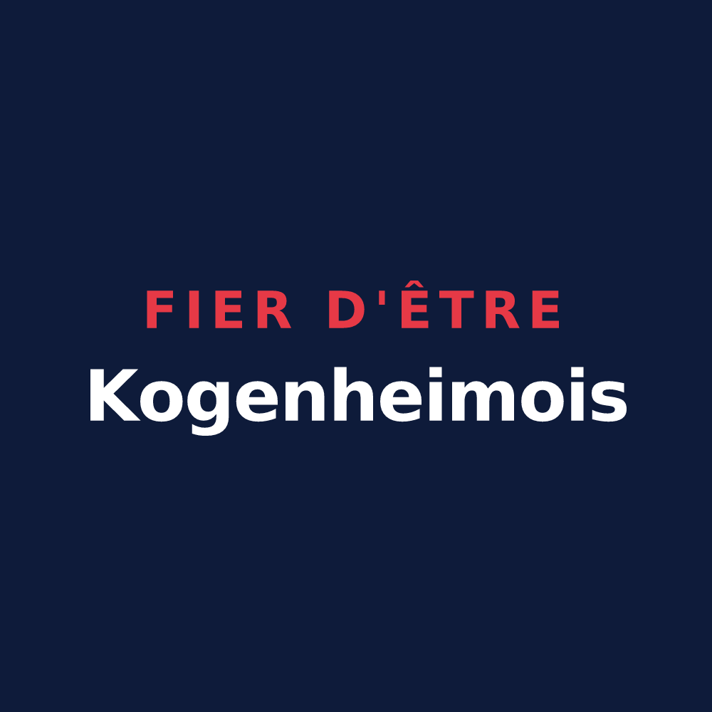 T-shirt « Fier d'être Kogenheimois » — design pour Kogenheim