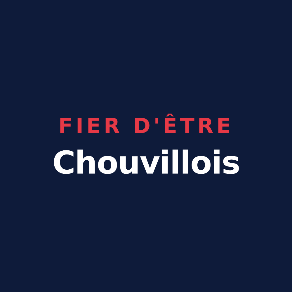 T-shirt « Fier d'être Chouvillois » — design pour Krautergersheim