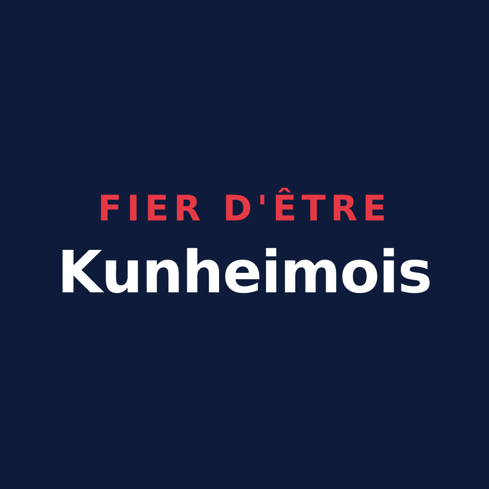 T-shirt « Fier d'être Kunheimois » — design pour Kunheim