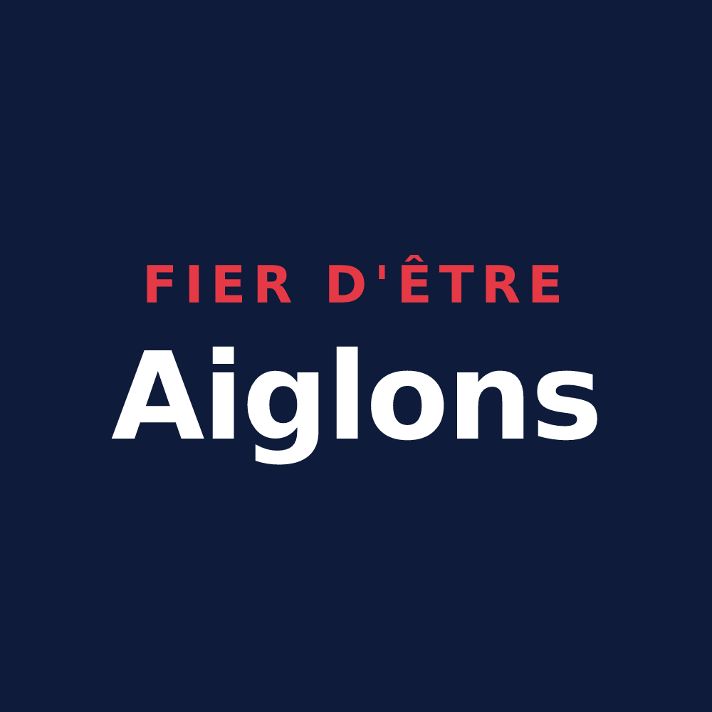 T-shirt « Fier d'être Aiglons » — design pour L'Aigle