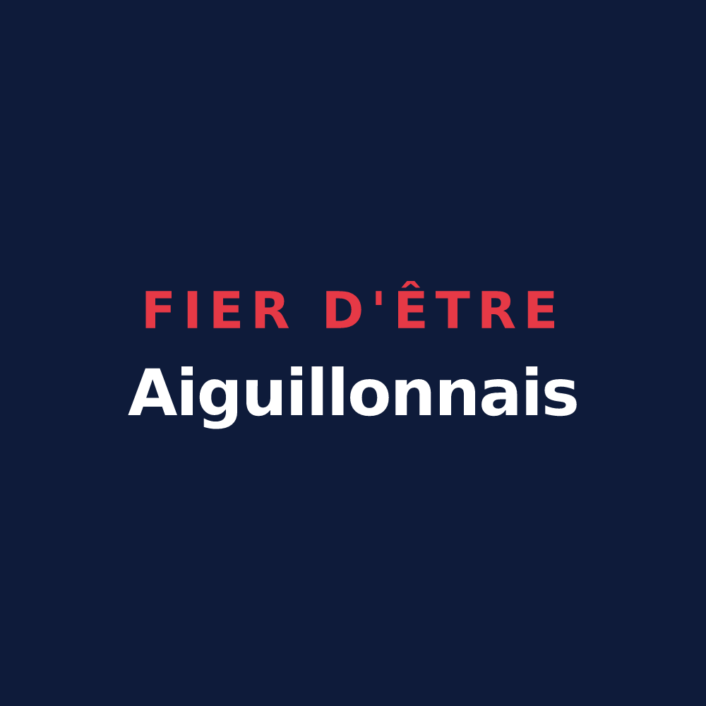 T-shirt « Fier d'être Aiguillonnais » — design pour L'Aiguillon