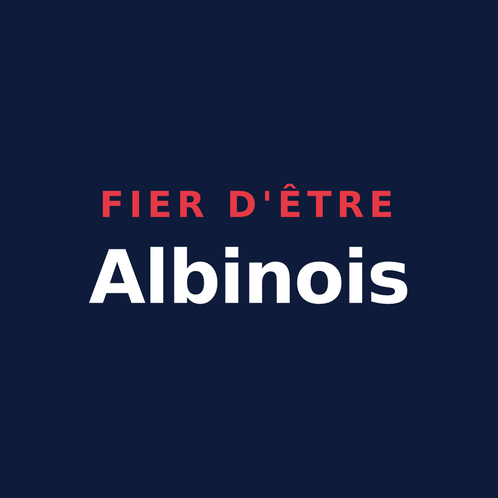 T-shirt « Fier d'être Albinois » — design pour L'Albenc