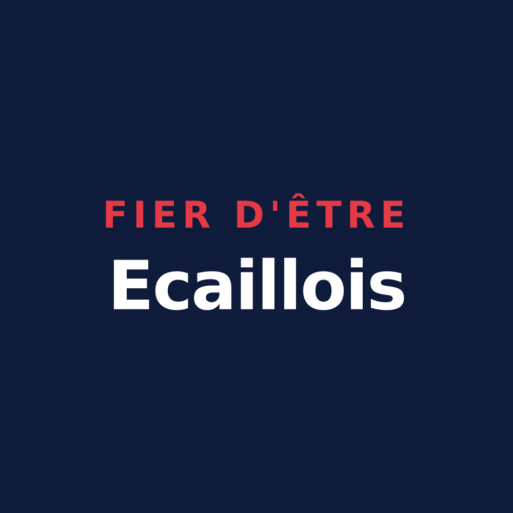 T-shirt « Fier d'être Ecaillois » — design pour L'Écaille