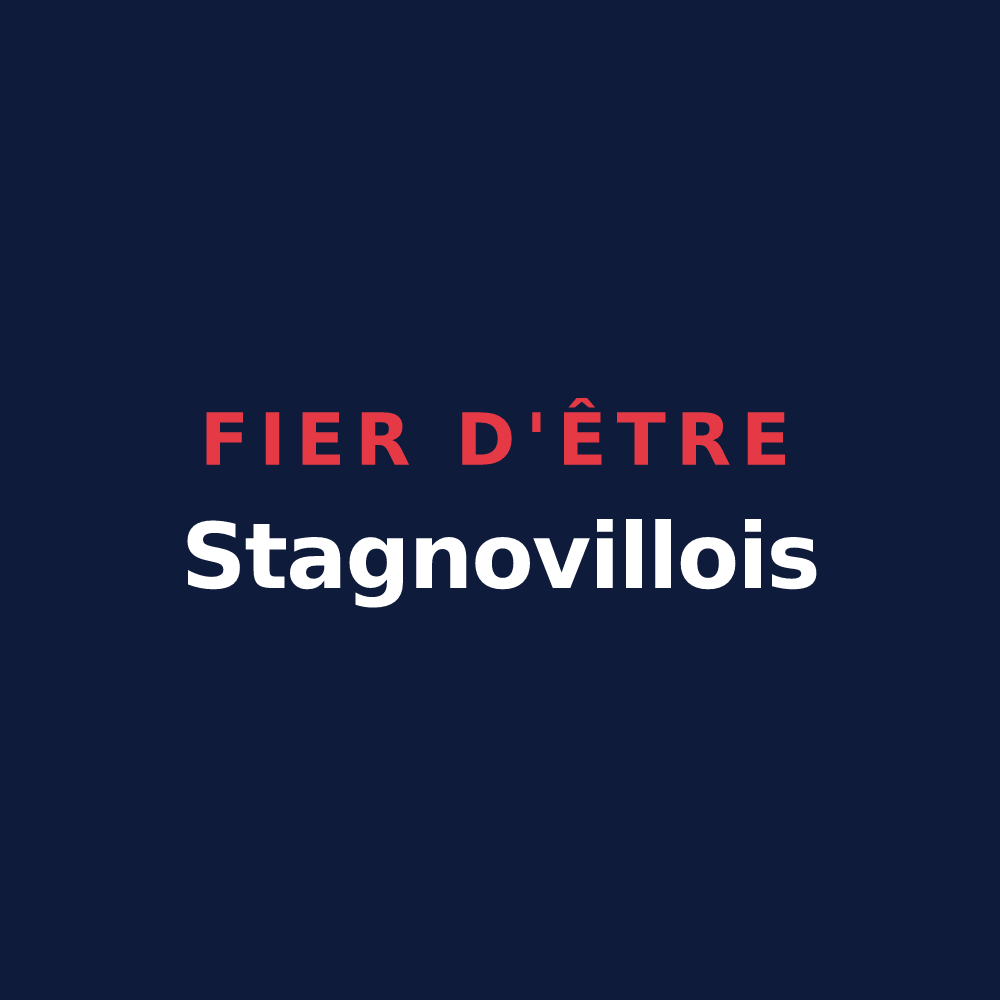 T-shirt « Fier d'être Stagnovillois » — design pour L'Étang-la-Ville