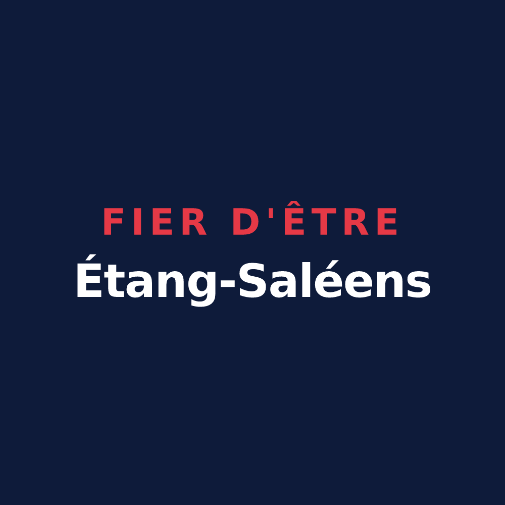 T-shirt « Fier d'être Étang-Saléens » — design pour L'Étang-Salé