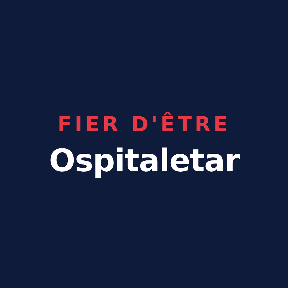 T-shirt « Fier d'être Ospitaletar » — design pour L'Hôpital-Saint-Blaise