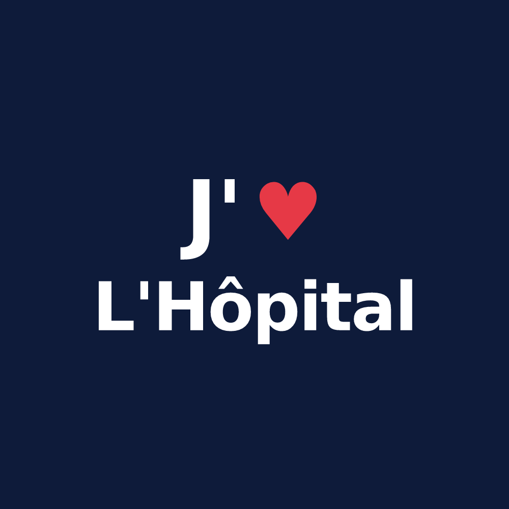 T-shirt personnalisé L'Hôpital — design J'aime L'Hôpital