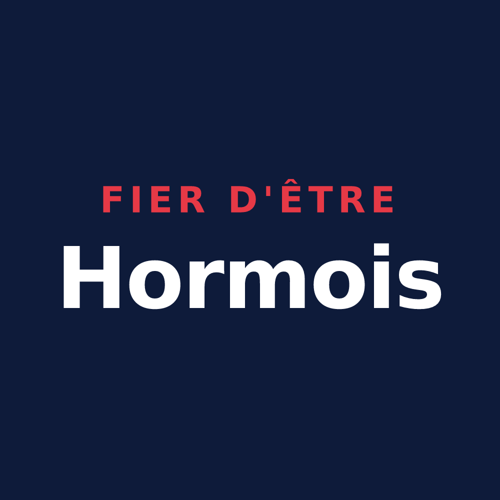 T-shirt « Fier d'être Hormois » — design pour L'Horme