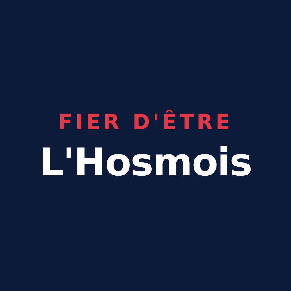T-shirt « Fier d'être L'Hosmois » — design pour L'Hosmes