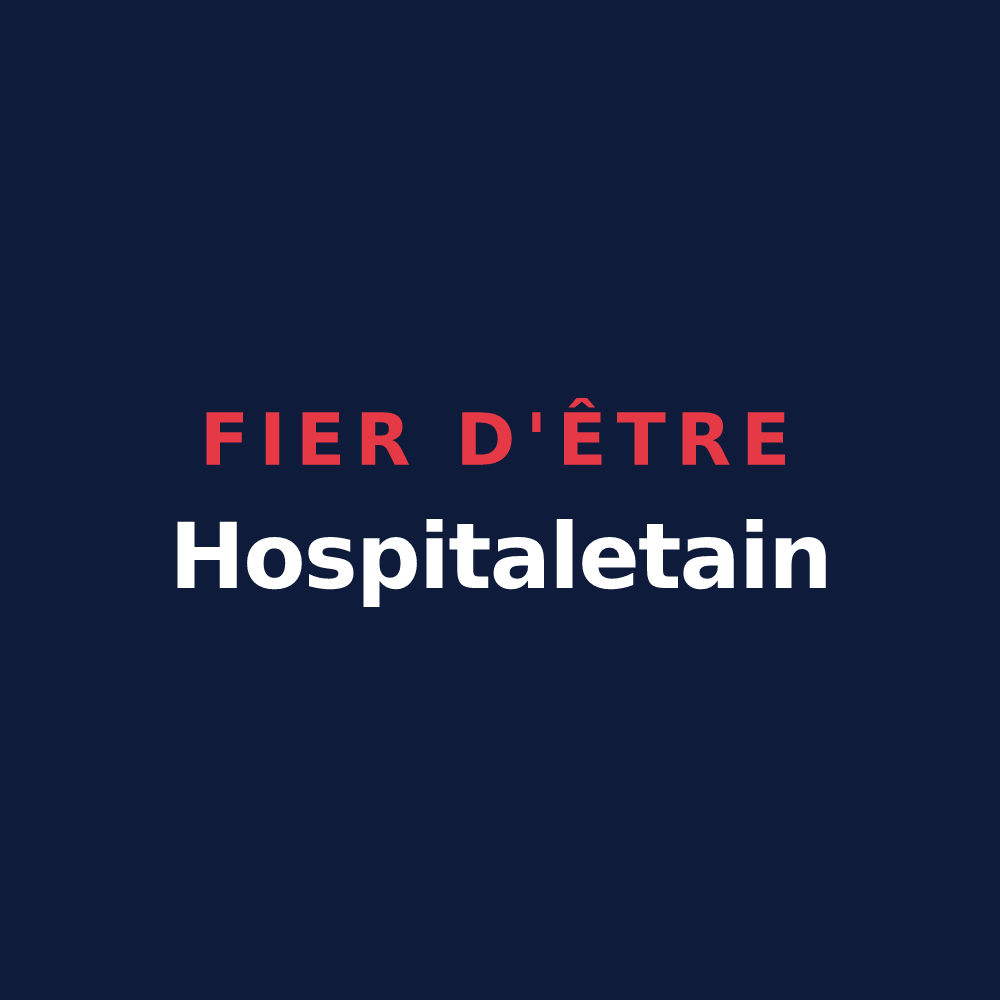 T-shirt « Fier d'être Hospitaletain » — design pour L'Hospitalet-du-Larzac