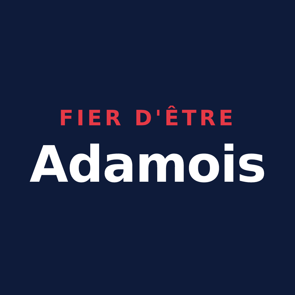 T-shirt « Fier d'être Adamois » — design pour L'Isle-Adam