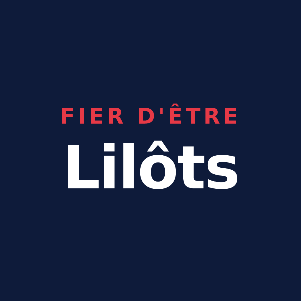 T-shirt « Fier d'être Lilôts » — design pour L'Isle-d'Abeau