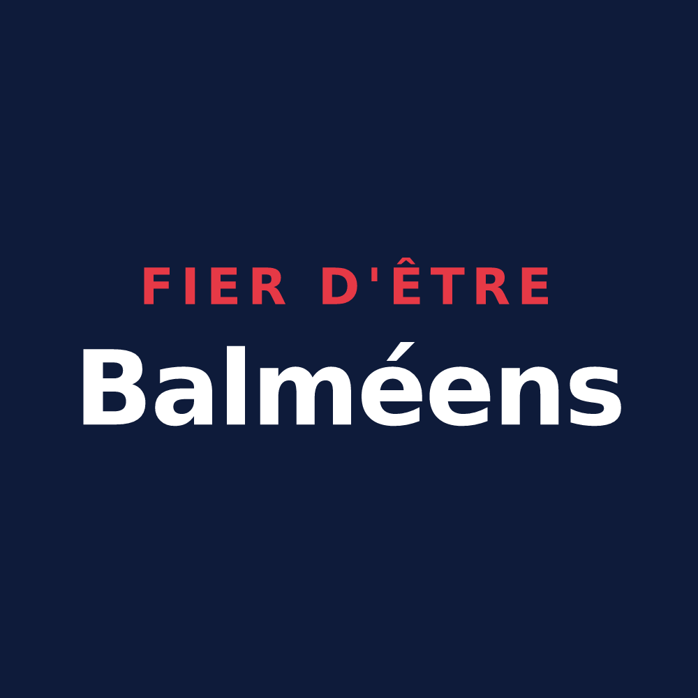 T-shirt « Fier d'être Balméens » — design pour La Balme-de-Sillingy