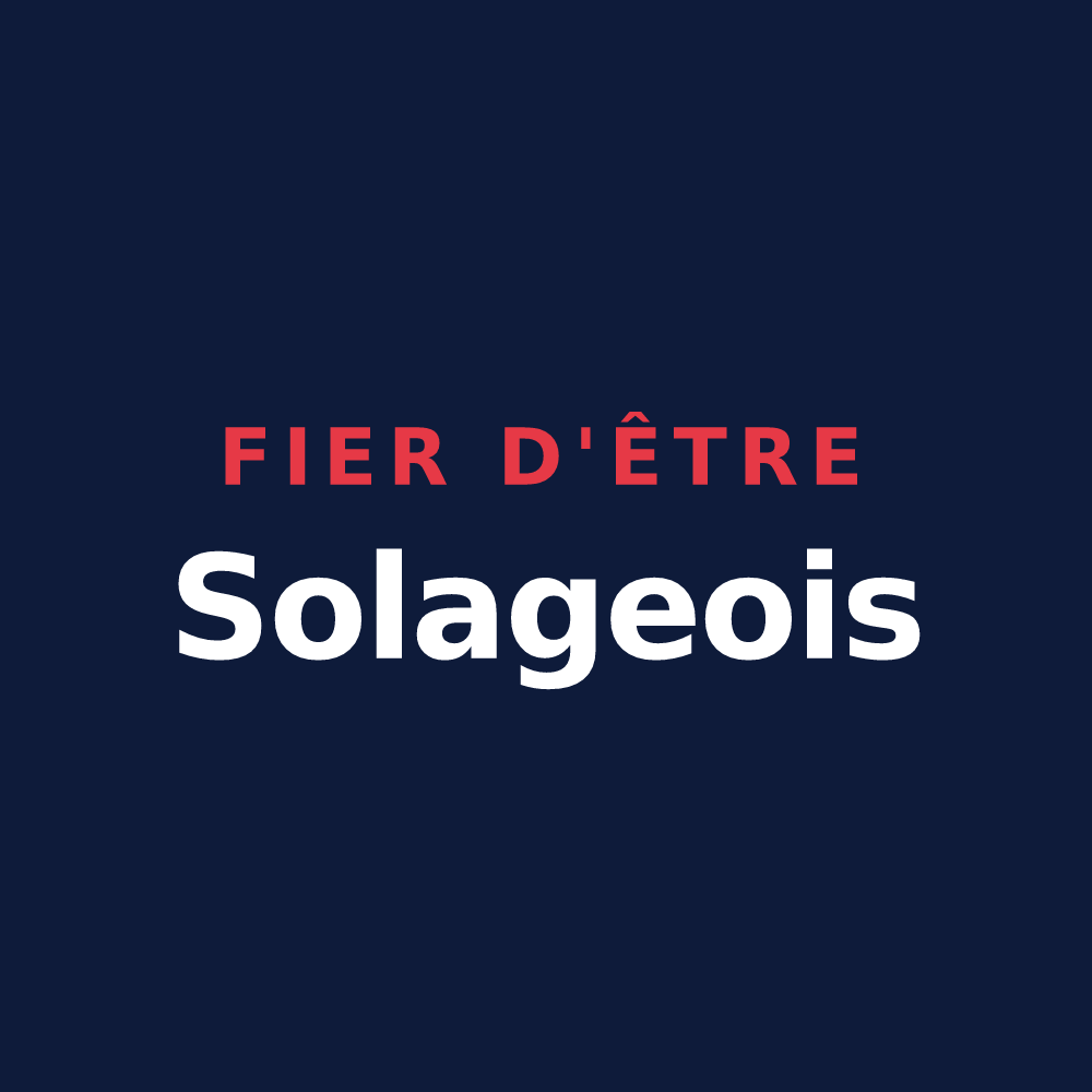 T-shirt « Fier d'être Solageois » — design pour La Bastide-Solages