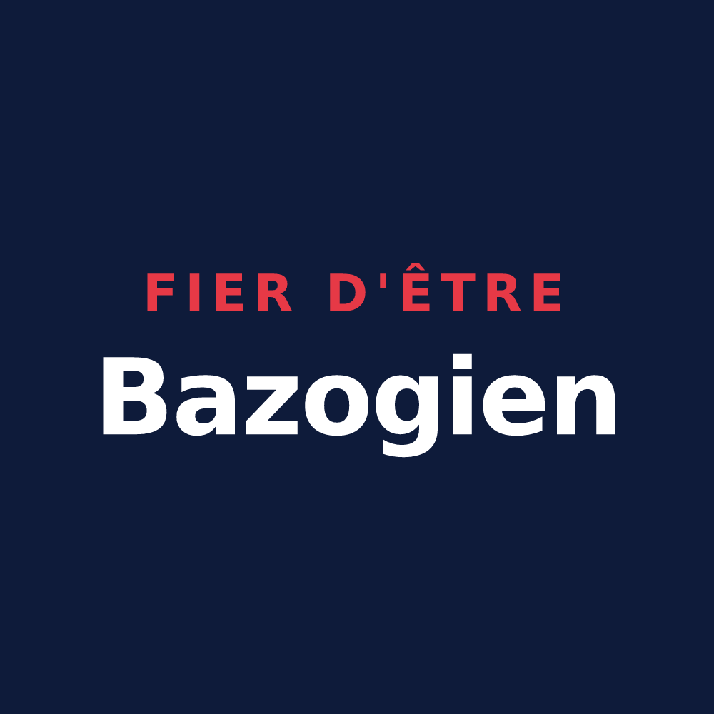 T-shirt « Fier d'être Bazogien » — design pour La Bazoge