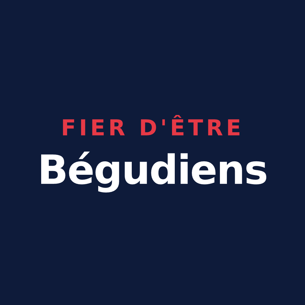 T-shirt « Fier d'être Bégudiens » — design pour La Bégude-de-Mazenc