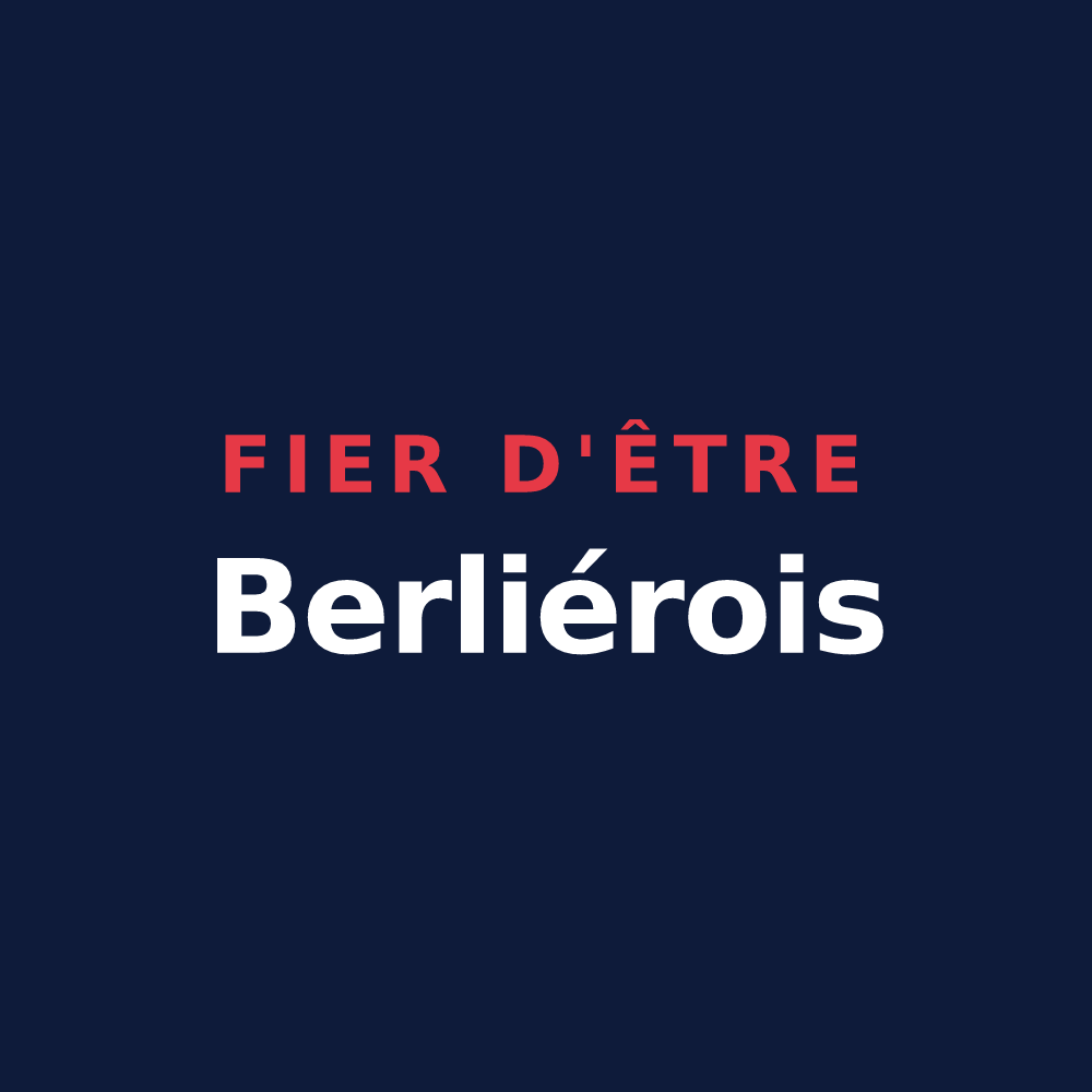 T-shirt « Fier d'être Berliérois » — design pour La Berlière