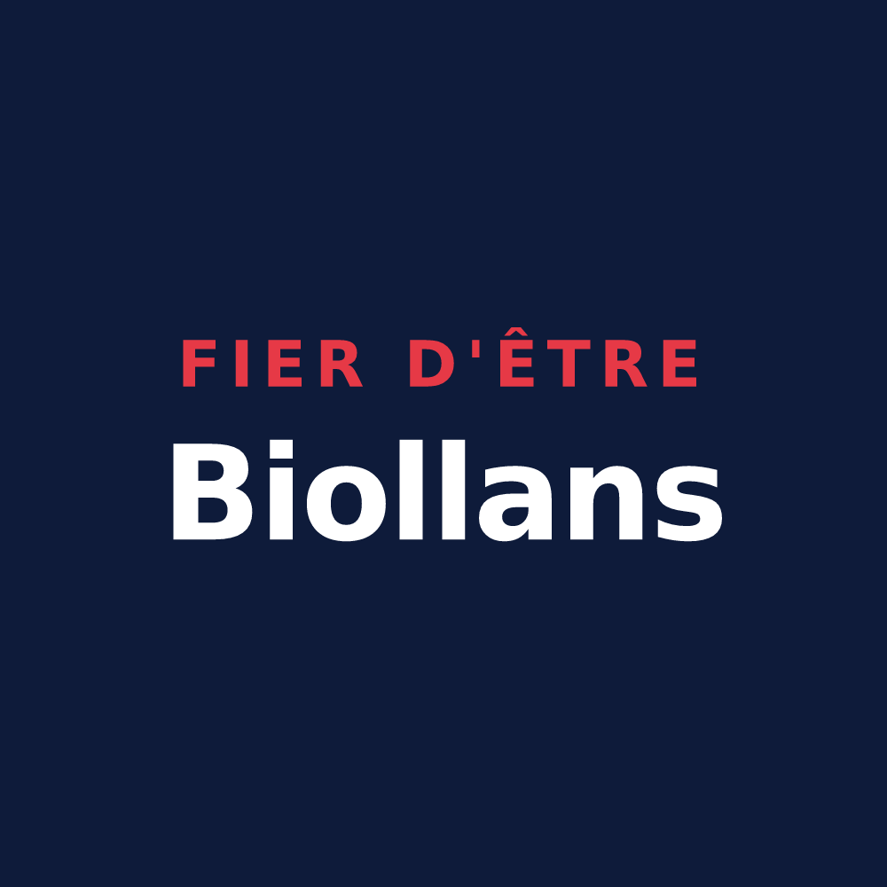 T-shirt « Fier d'être Biollans » — design pour La Biolle